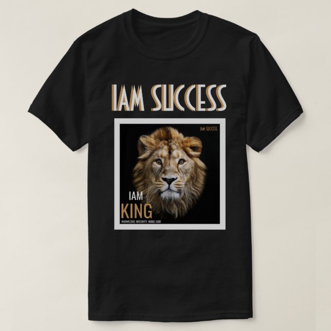 Camiseta IAM KING T-Shirt (Frente do Design)