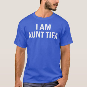 Camiseta IAmAuntTifa gráfico vintage