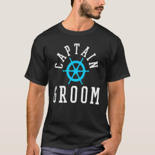 Camiseta Iate Náutico De Cruzeiro De Casamento Do Groom