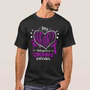 Camiseta IBD Meu Coração Pertence a Crohn