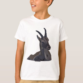 Camiseta Ibex Goat Animal Art Kids