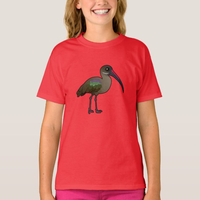 Camiseta Íbis Hadada Birdorable (Frente)