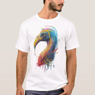 Camiseta Ibis - T-Shirt De Corte De Tinta De Grafite