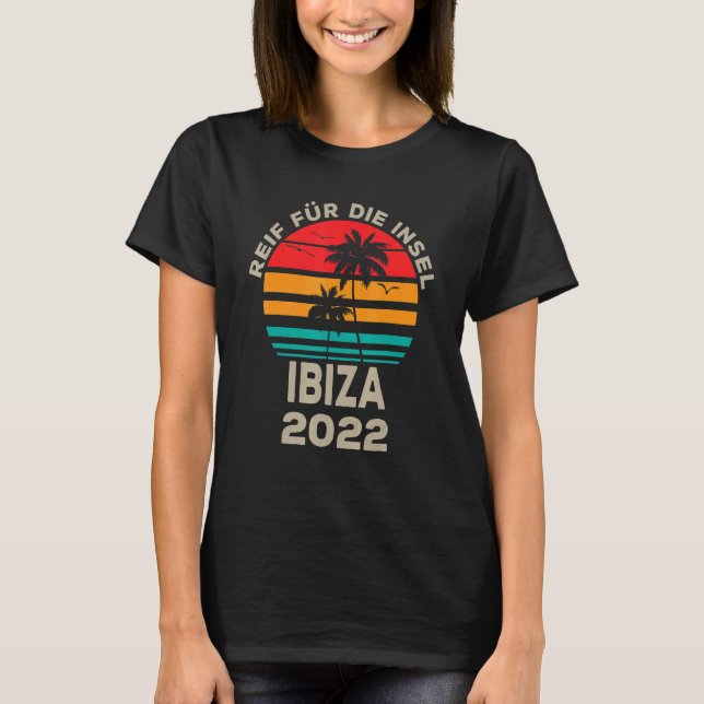 Camiseta Ibiza 2022 Palm Tree Restart Outfit (Frente)