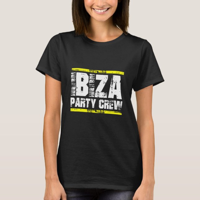 Camiseta Ibiza Party Crew  Team (Frente)