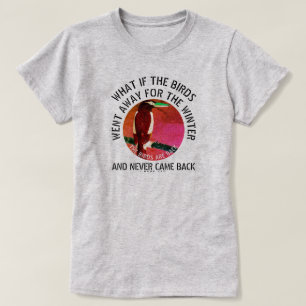Camiseta IBONELTD. AS AVES ESTÃO DE VOLTA 2d2