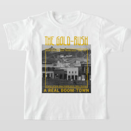 Camiseta IBONELTD. CIDADE DE BOOM Dourado-RUSH 2 bw