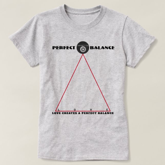 Camiseta IBONELTD. EQUILÍBRIO PERFEITO 4 T-Shirt (Frente do Design)