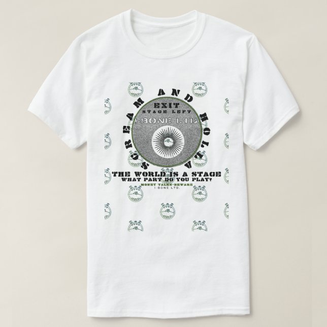 Camiseta IBONELTD. GRITAR & HOLLA 1 T-Shirt (Frente do Design)