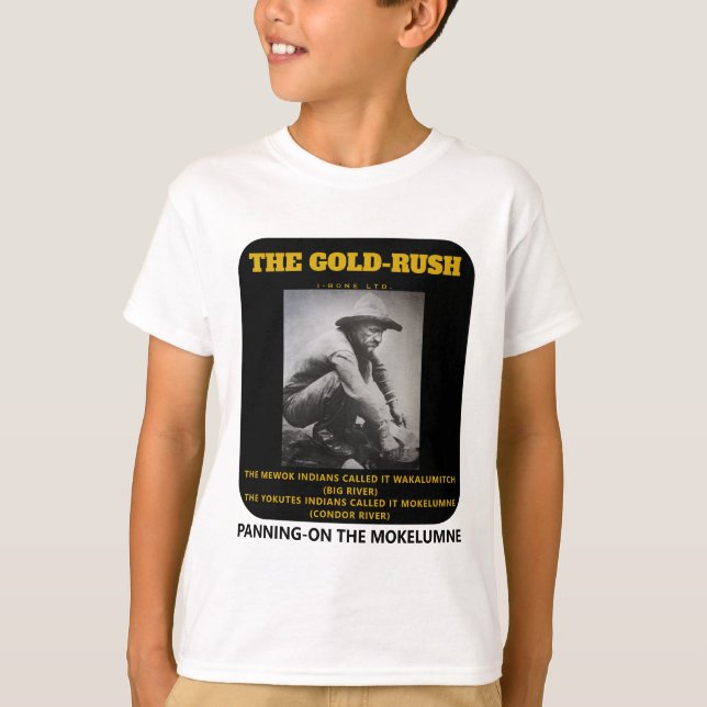 Camiseta IBONELTD. T-Shirt Dourado-RUSH PANNING (Frente)