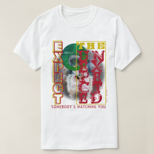 CAMISETA IBONELTD. T-SHIRT ESPERA O INESPERADO (Frente do Design)