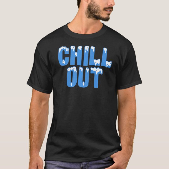 Camiseta Ice Chill Out Family Halloween Costume Women (Frente)