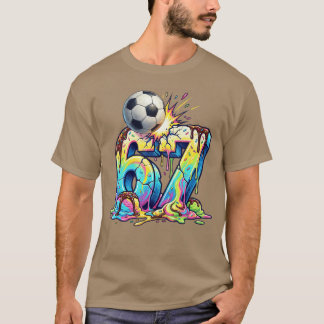 Camiseta Ice Cream Drip Soccer 67 Six Seven Funny Gen Alpha