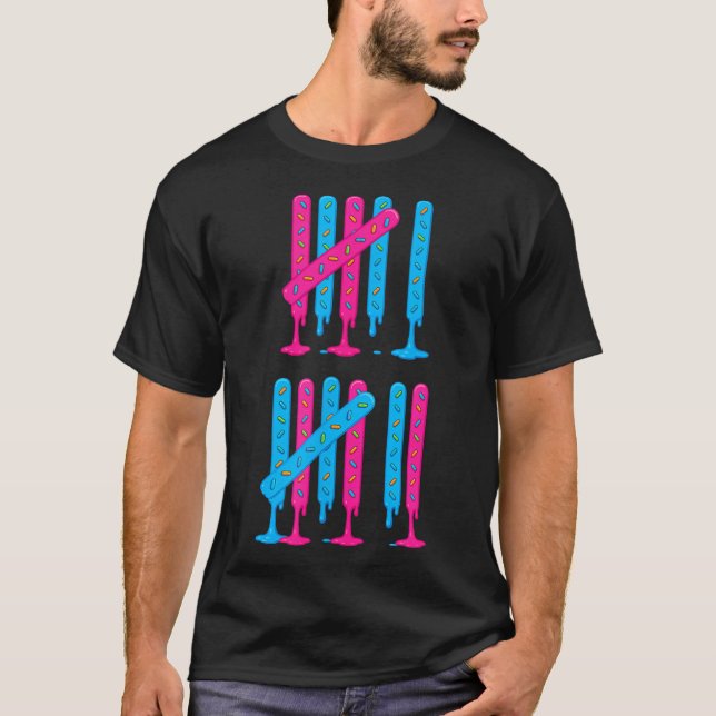 Camiseta Ice Cream Drip Tally Marks 67 Meme Counting 6 7 Br (Frente)