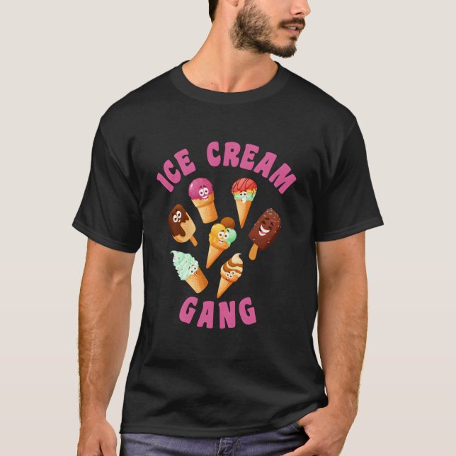 Camiseta Ice Cream Gang Ice Cream (Frente)