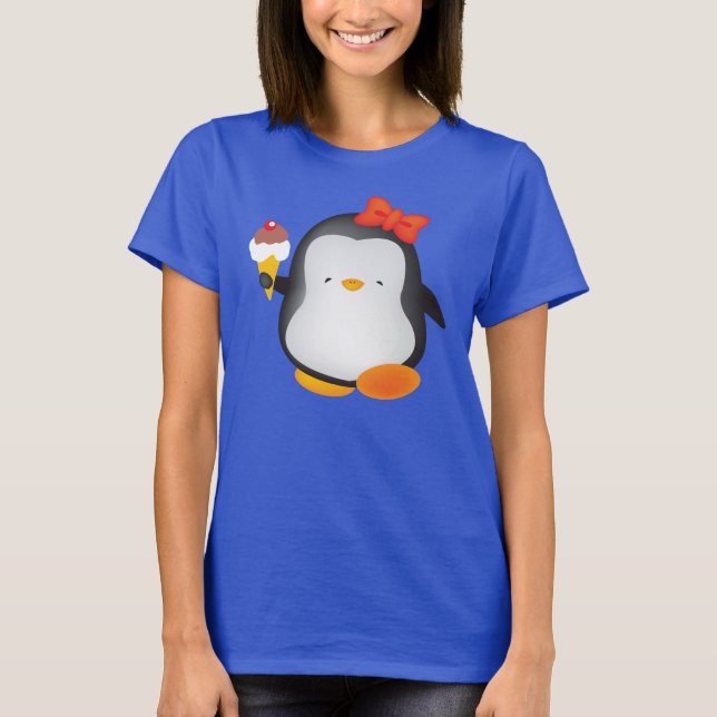Camiseta Ice cream penguin (Frente)