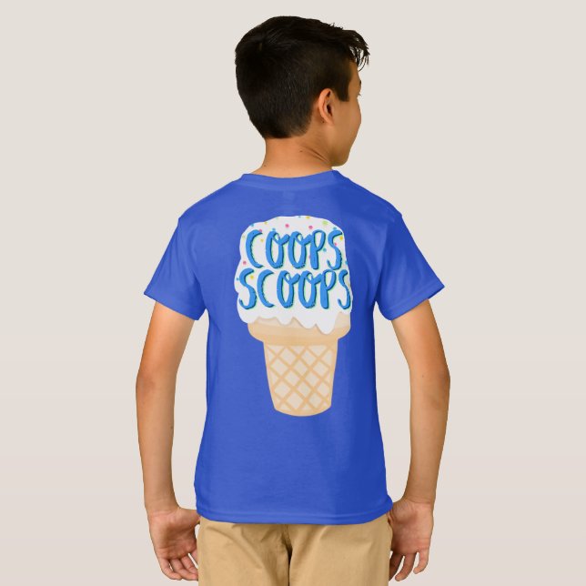 Camiseta Ice Cream Shirt for Kids (Parte Traseira Completa)
