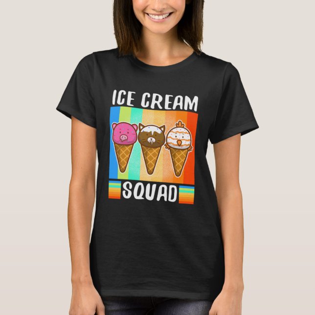 Camiseta Ice cream squad  2 (Frente)