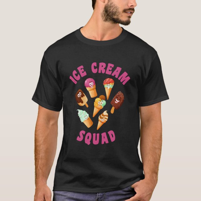 Camiseta Ice Cream Squad Ice Cream (Frente)
