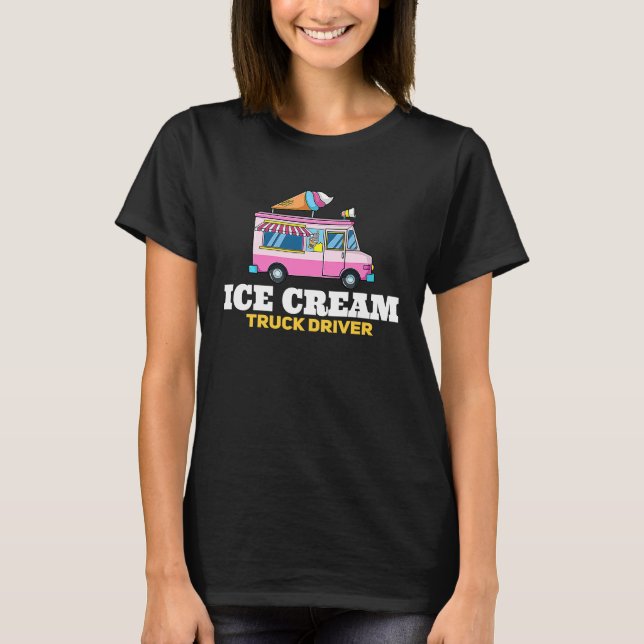 Camiseta Ice Cream Truck Driver  Ice Cream Man (Frente)