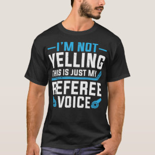 Camiseta Ice Hockey Refere-Se A Minha Voz Referente