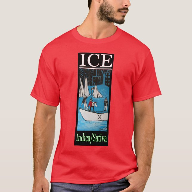 CAMISETA ICE INDICA SATIVA (Frente)