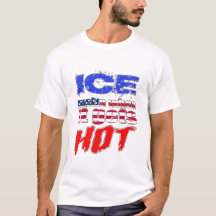 ICE Melts When It Gets Hot US Flag Political Art.