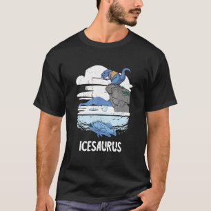 Camiseta Ice Pesca Dinossauro Pesca Dino Ice Hole Rex
