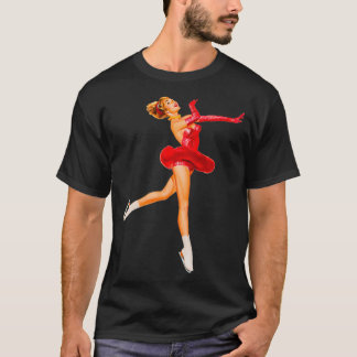 Camiseta Ice Skater em Vermelho