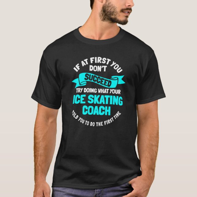 Camiseta Ice Skater Ice Skater Skates De Gelo Esporte De Sk (Frente)