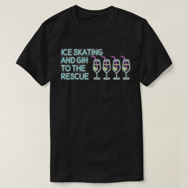 Camiseta Ice Skating 32 1 (Frente do Design)