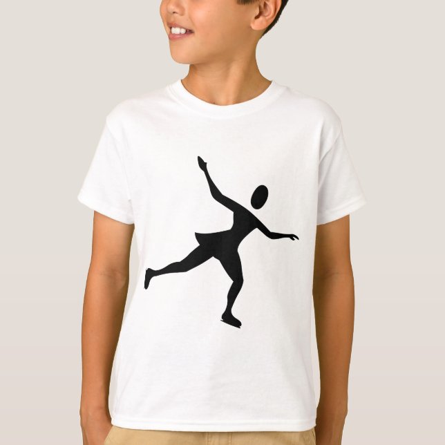 Camiseta Ice Skating - Black (Frente)