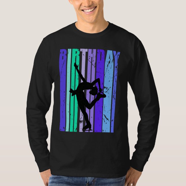 Camiseta Ice Skating Girls Dancing Daughter Queen Season Te (Frente)