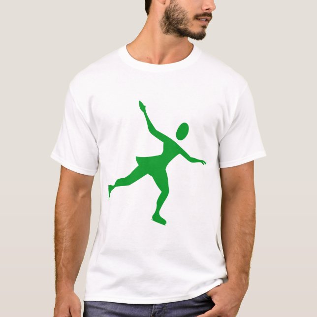 Camiseta Ice Skating - Grass Green (Frente)