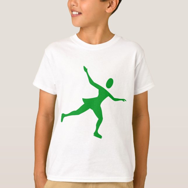 Camiseta Ice Skating - Grass Green (Frente)
