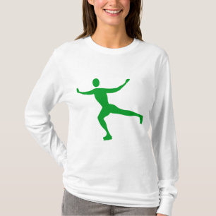 Camiseta Ice Skating - Grass Green