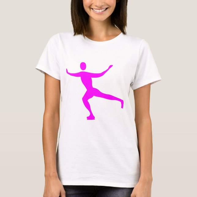 Camiseta Ice Skating - Magenta (Frente)