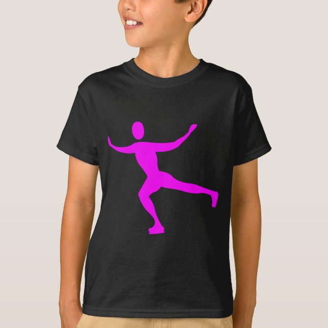 Camiseta Ice Skating - Magenta (Frente)