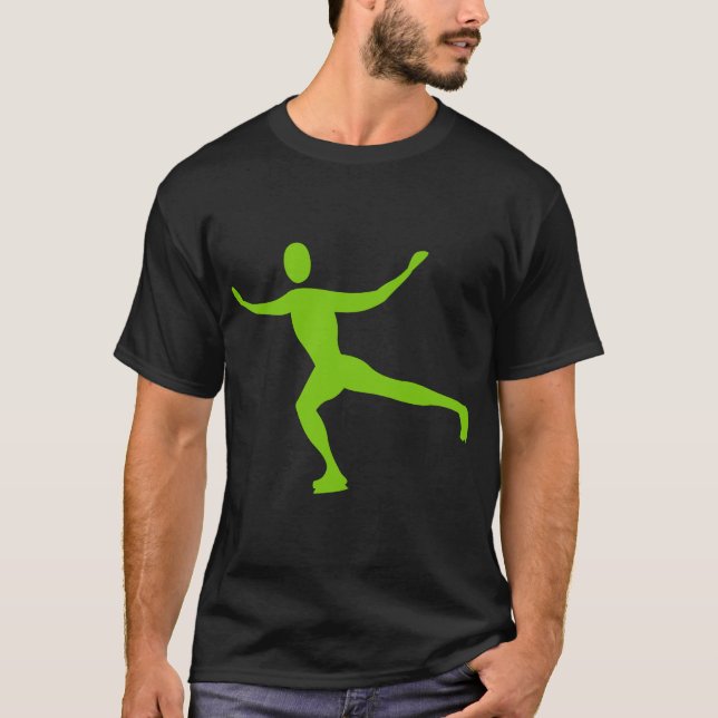 Camiseta Ice Skating - Martian Green (Frente)