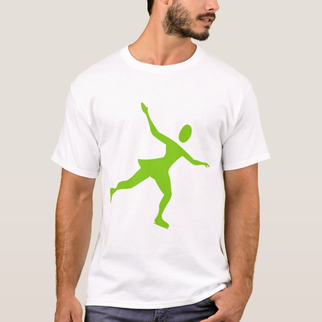 Camiseta Ice Skating - Martian Green (Frente)