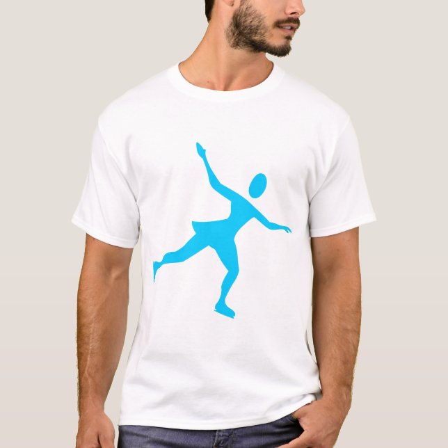 Camiseta Ice Skating - Sky Blue (Frente)