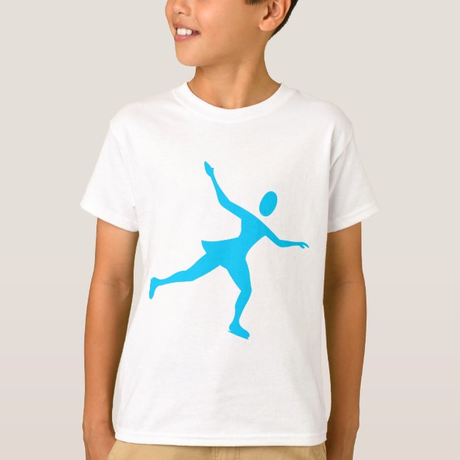Camiseta Ice Skating - Sky Blue (Frente)