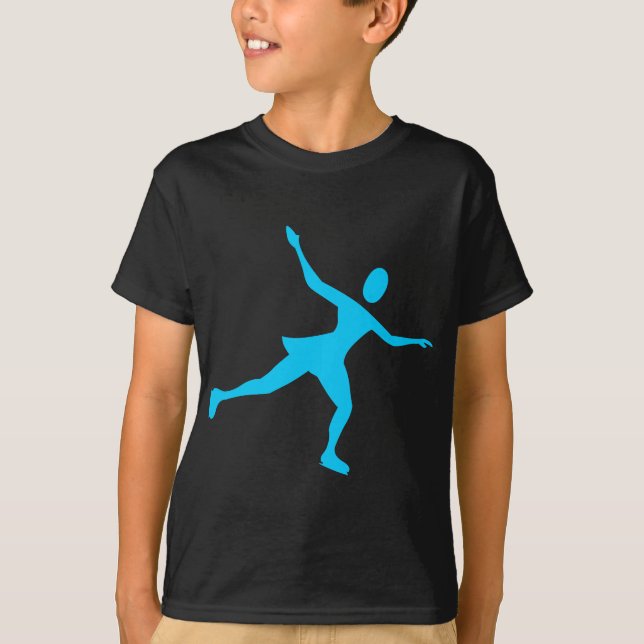 Camiseta Ice Skating - Sky Blue (Frente)