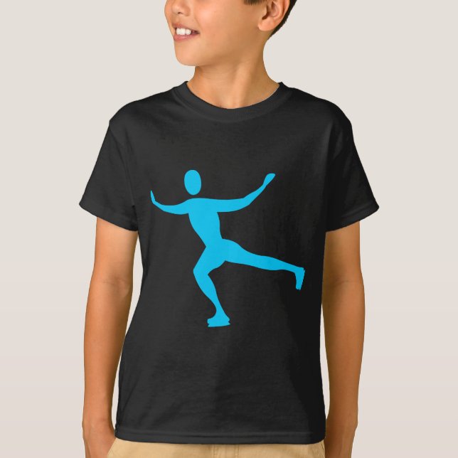 Camiseta Ice Skating - Sky Blue (Frente)