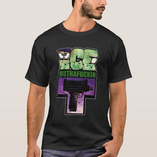 Camiseta Ice T - Uzi (Frente)