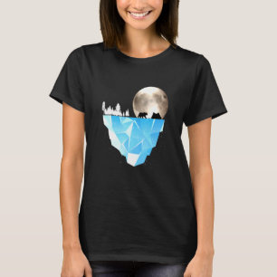 Camiseta Iceberg Modelo Urso Polar À Lua Envir