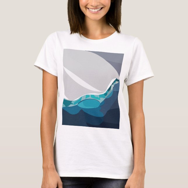 Camiseta Iceberg Oceano  (Frente)