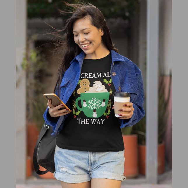 Camiseta Icecream Até O Natal (Criador carregado)