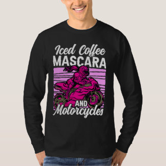 Camiseta Iced Coffee Mascara and motorcycles