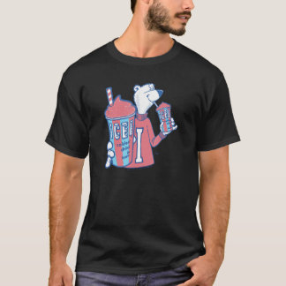 Camiseta ICEE Bear Beer Mais Frio Na Cidade!